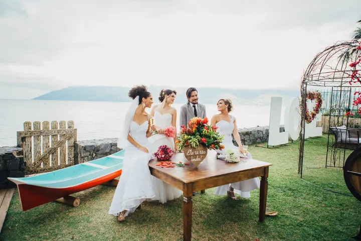 Editorial casamento na praia