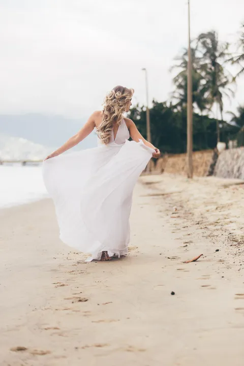 Editorial casamento na praia